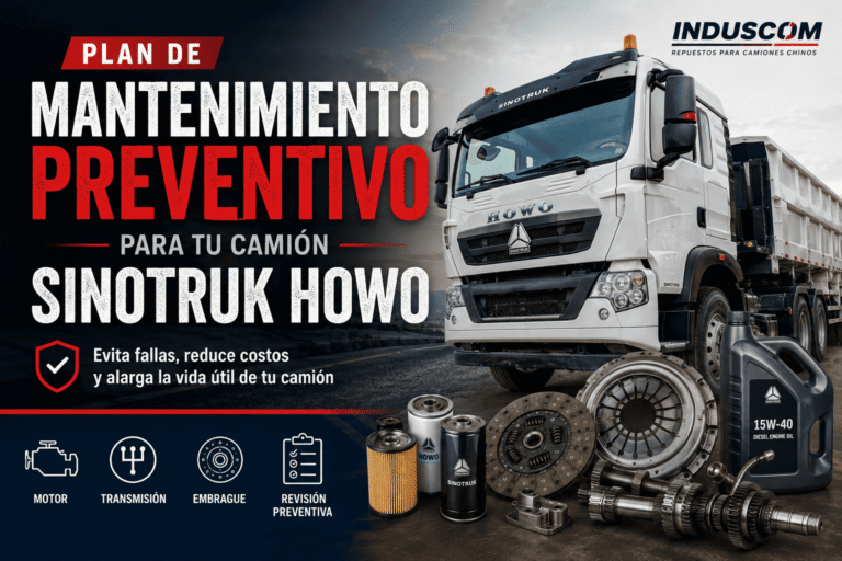 Plan de mantenimiento preventivo para tu camión Sinotruk HOWO