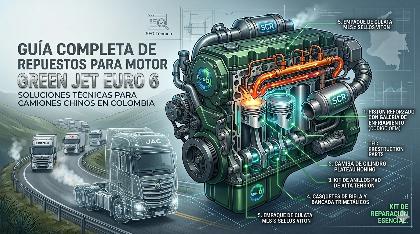 Repuestos para motores Green Jet EURO 6