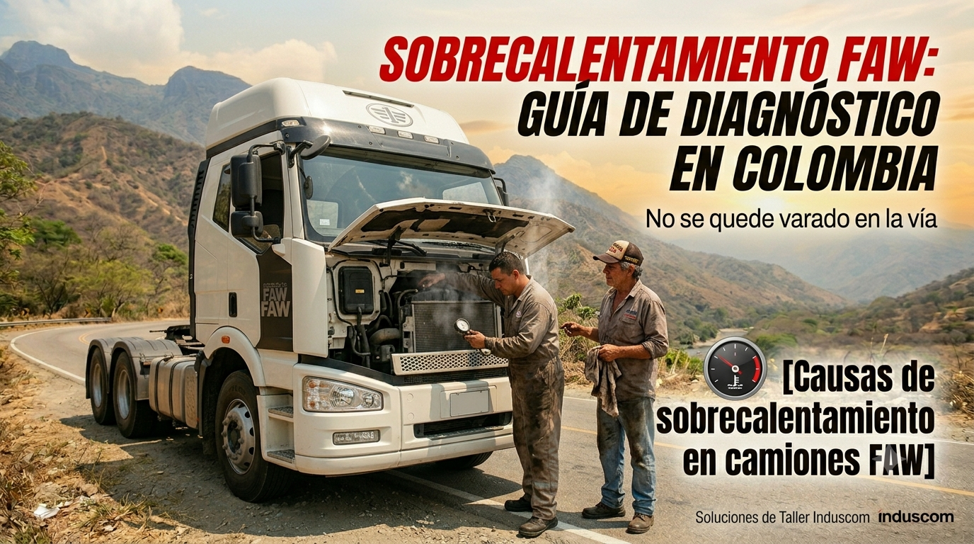 Recalentamiento de camiones FAW
