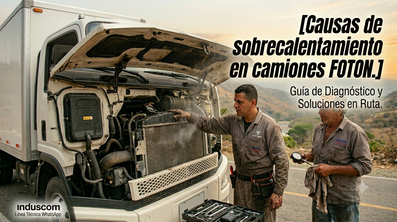 Recalentamiento de camiones FOTON