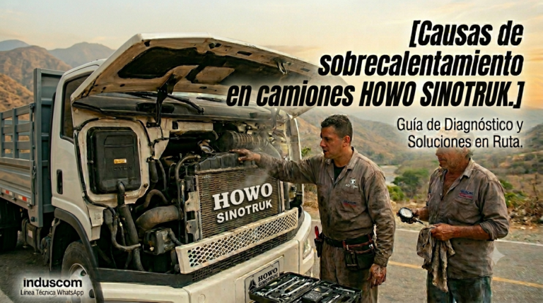 Recalentamiento de camiones HOWO SINOTRUK