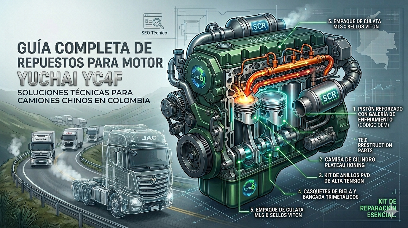 motor Yuchai YC4F