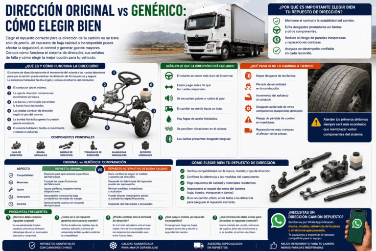 Dirección original vs genérico: cómo elegir bien