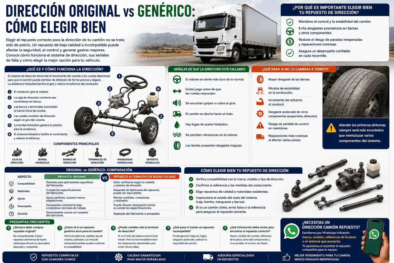 Dirección original vs genérico: cómo elegir bien