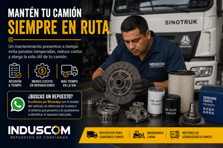 Calendario de mantenimiento preventivo para camiones diésel