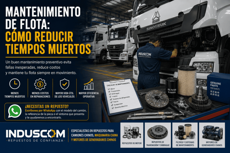 Mantenimiento de flota: cómo reducir tiempos muertos