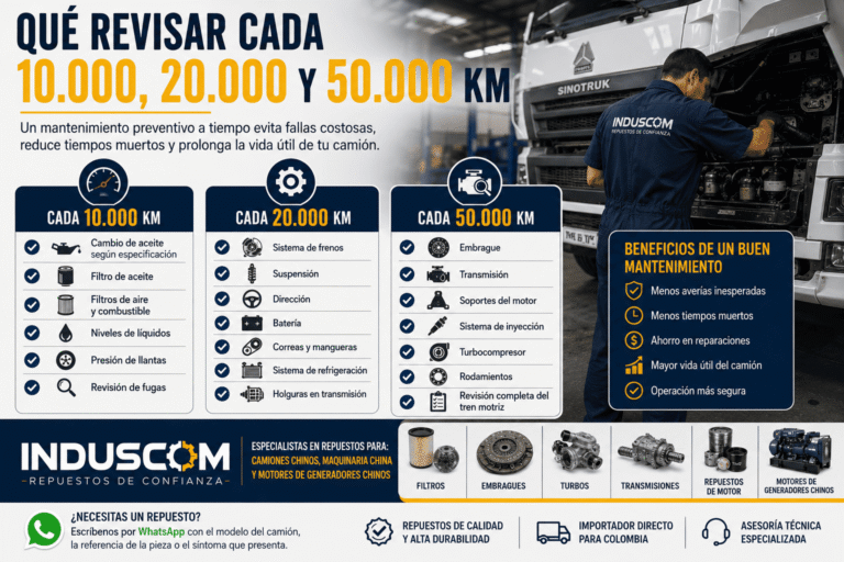 Qué revisar cada 10.000, 20.000 y 50.000 km