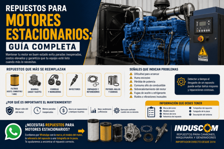 Repuestos para motores estacionarios: guía completa