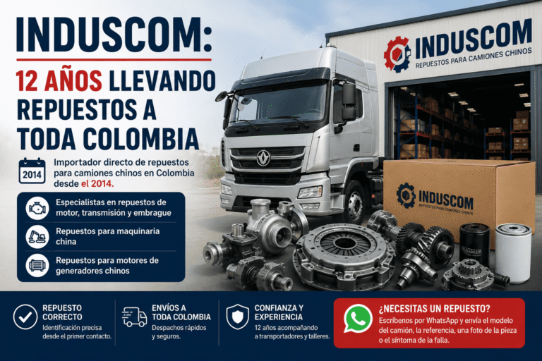 Induscom: 12 años llevando repuestos a toda Colombia