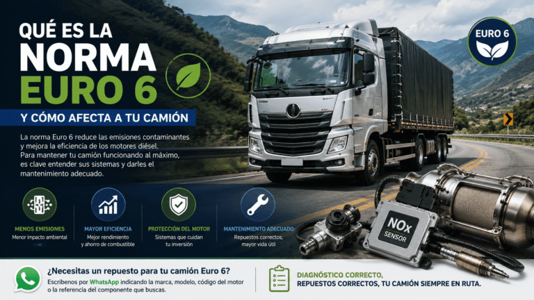 Qué es la norma Euro 6 y cómo afecta a tu camión