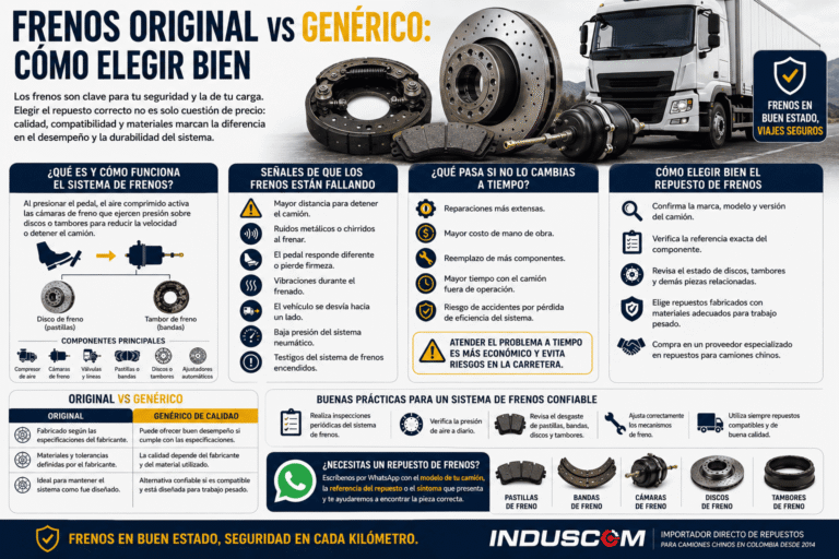 Frenos original vs genérico: cómo elegir bien
