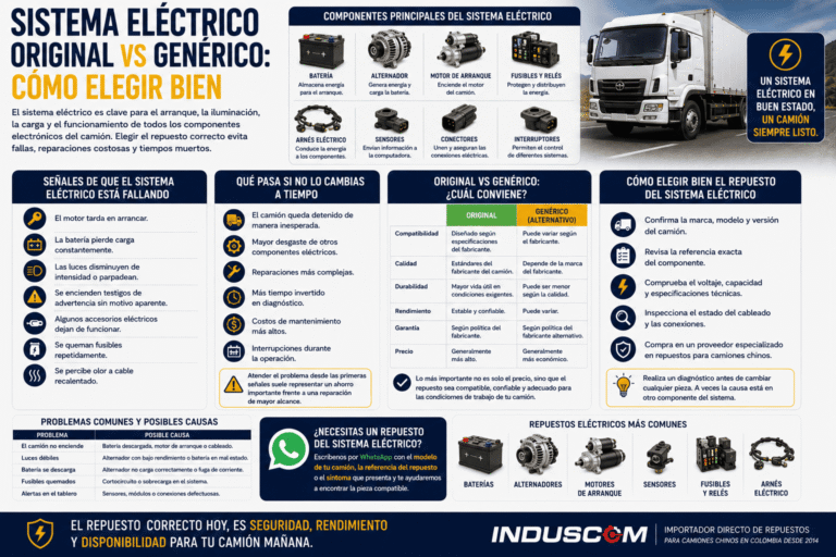 Sistema eléctrico original vs genérico: cómo elegir bien