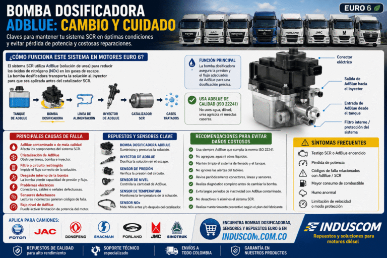 Bomba Dosificadora AdBlue: Cambio y Cuidado