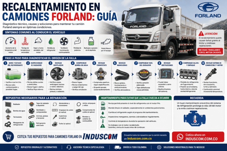Recalentamiento en Camiones Forland: Guía