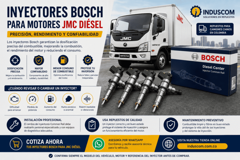 Comprar Inyectores Bosch para JMC Diésel