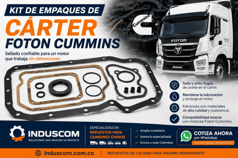 Comprar kit de empaques de cárter Foton Cummins