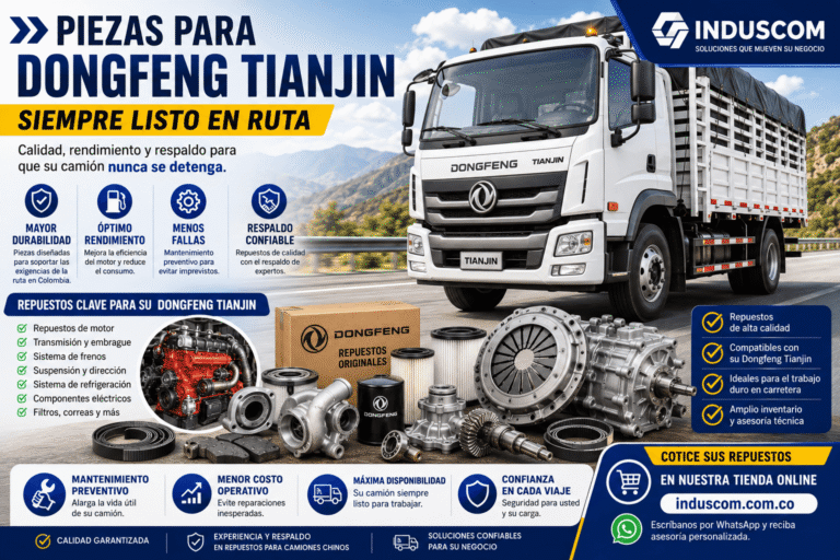 Piezas para Dongfeng Tianjin en Ruta