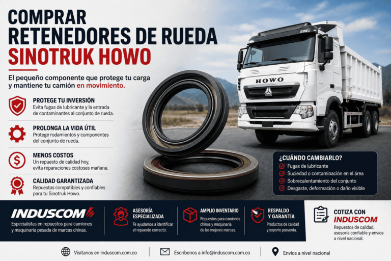 Comprar Retenedores de Rueda Sinotruk Howo